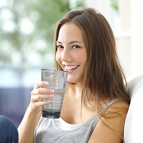 כוסות כוסות פלסטיק של אלימוטה, [אקריליק לא ניתן לשבירה] כוסות שתייה של כוסות מים מפלסטיק, סט של 13